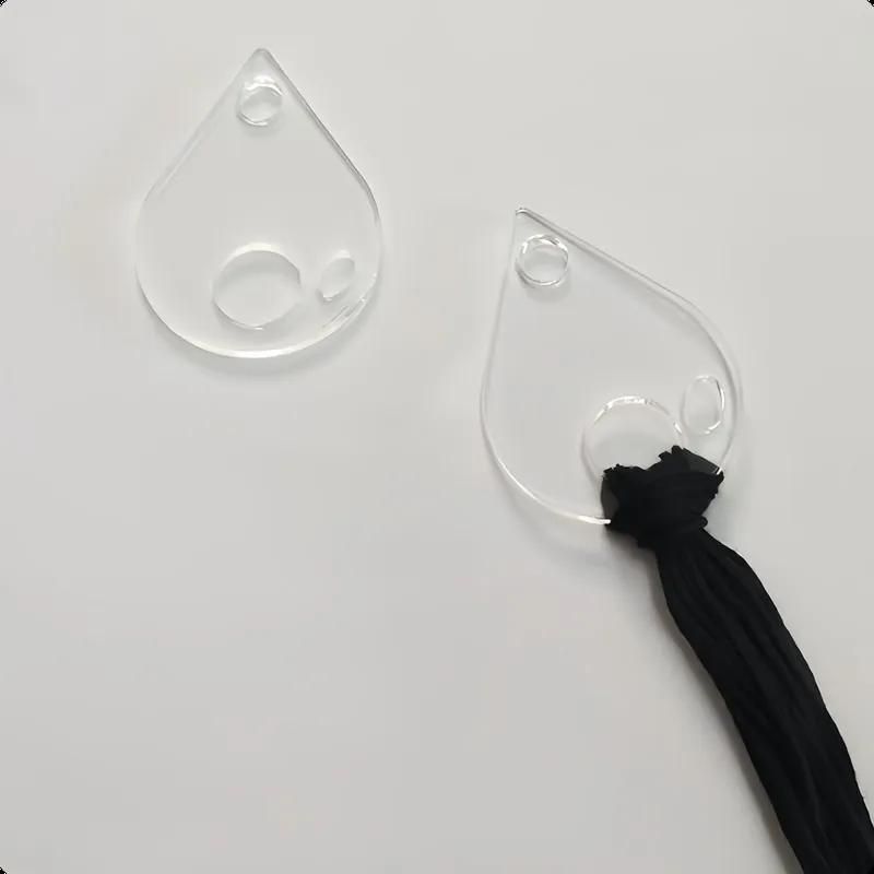 66 pcs Water Drop Thread Labels, Water Drop Shape Design, Hand Sewing Thread Sorting Floss Classification