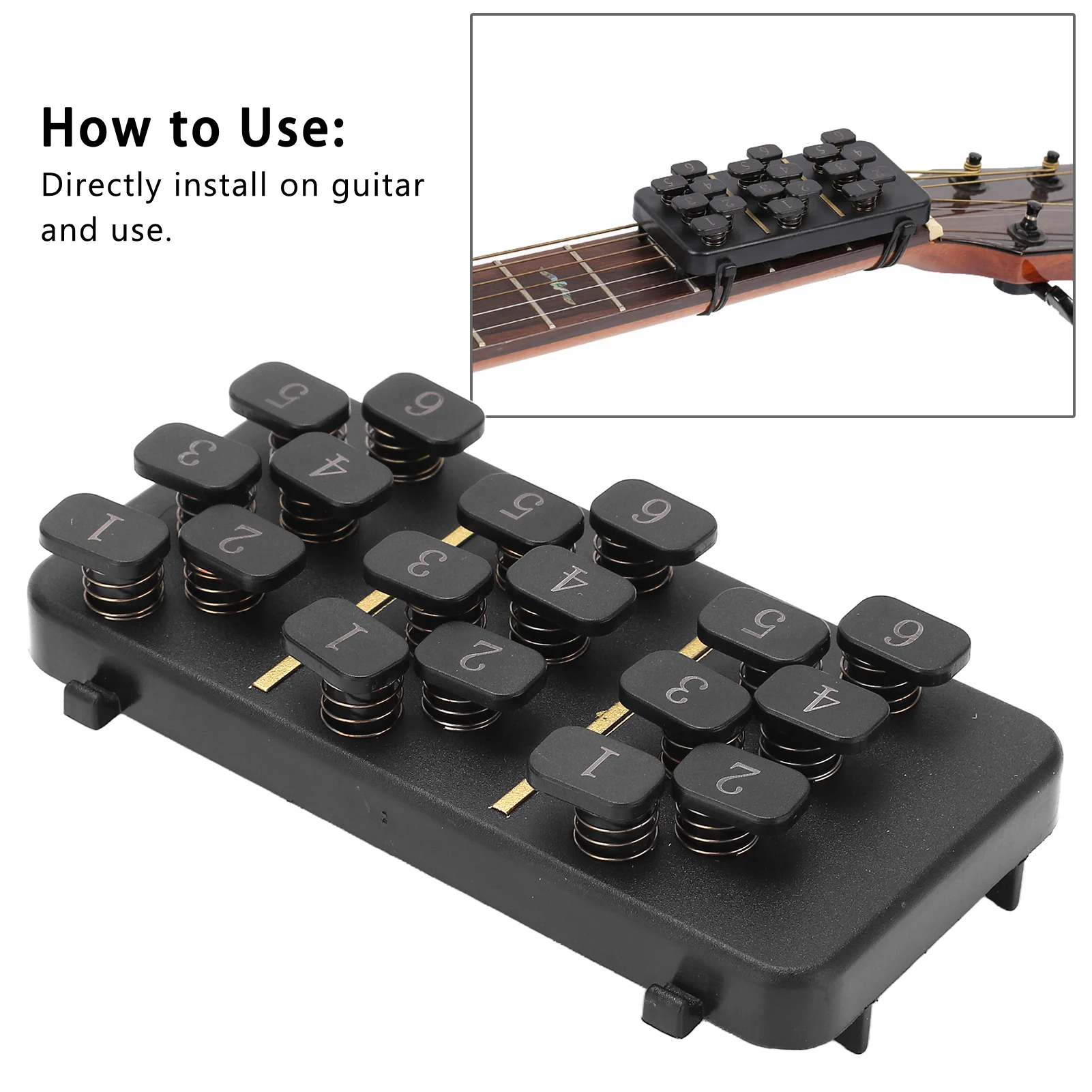 Guitar Chord Changer Guitar Aids Guitar Chord Changer Tool Set Aid Learning System Musical Instrument Teaching Aids for Beginner