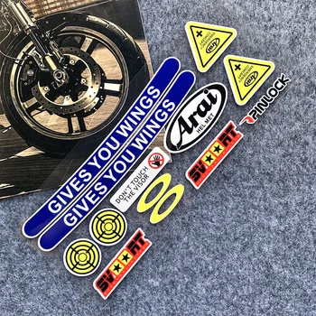 Motor Fietshelm Lens Combinatie Waterdichte Zon Reflecterende Autosticker