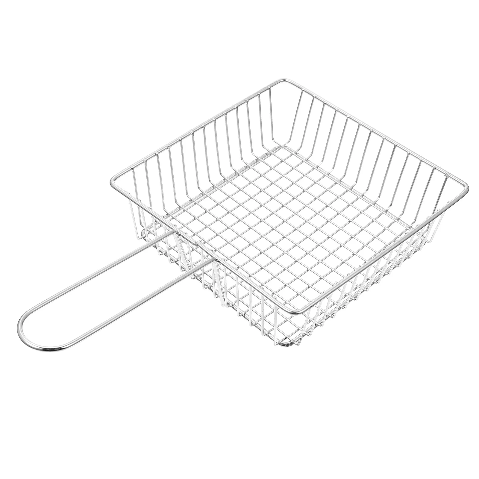 

1Pcs Stainless Steel Frying Basket Multipurpose Kitchen Tool for Frying Food Stewing Hot Pot Chips Food Fried Basket