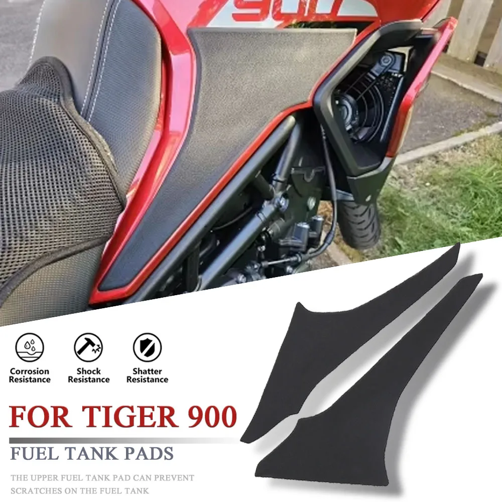

NEW Tank Knee Pads Set Motorcycle Grip Anti Slip Fuel Tank Protection Stickers Kit Fits For Tiger 900 Tiger900 TIGER 900
