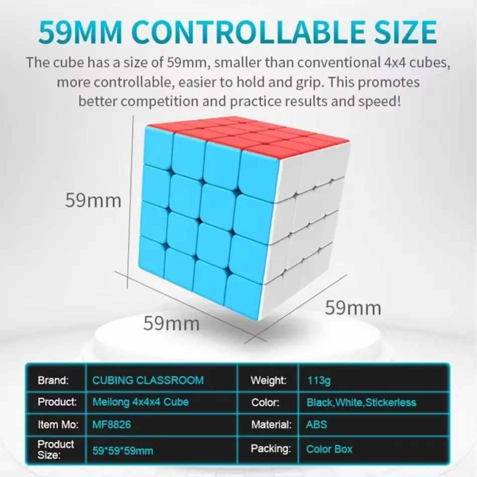 MoYu MFJS Magic Cube 2x2 3x3 4x4 5x5 Magic Cube Puzzle Combination Mei Long Professional Speed Puzzle Cubo Magico Children's Toy