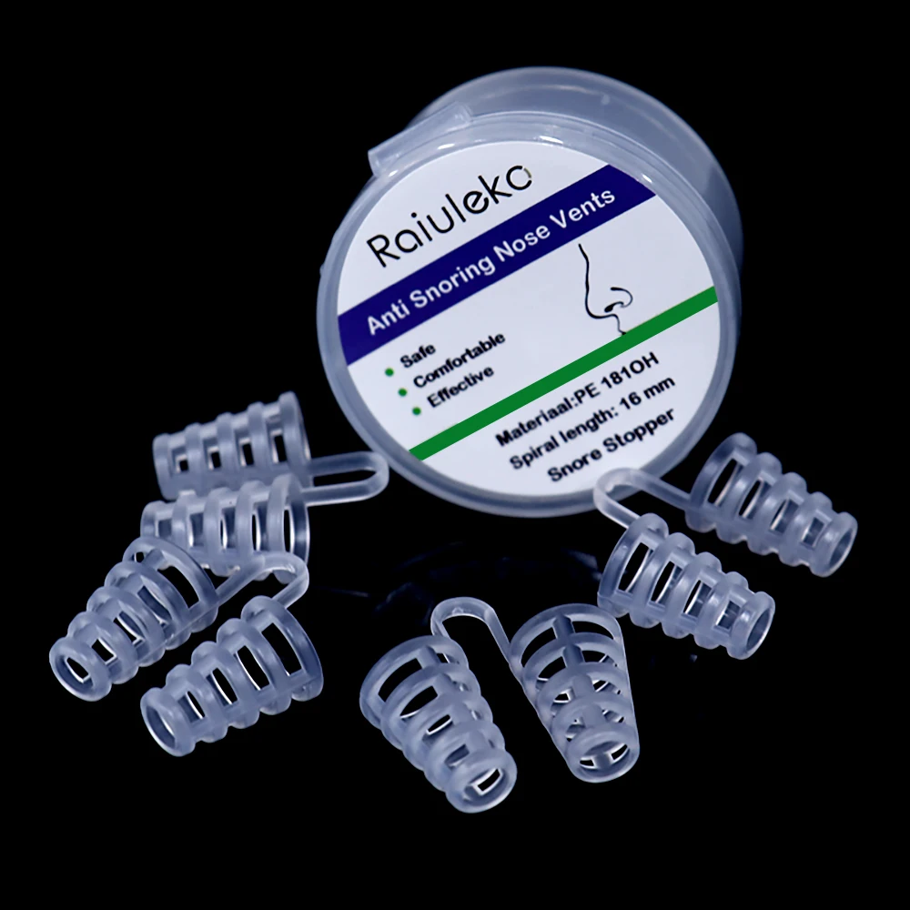 

4/12Pcs Snore Stopper Anti Snoring Solution Clip Devices Nose Vents Relieves Smooth Nasal Dilators For Better Sleep Sleeping Aid