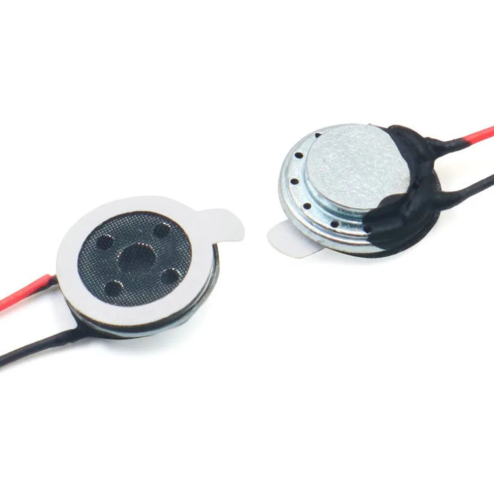 5 قطعة رقيقة جدا 8Ohm 0.5 واط مكبر صوت مستدير 10 مللي متر قطر مكبر صوت صغير 10 × 3.5 مللي متر لإصلاح الهاتف المحمول الصوت لتقوم بها بنفسك