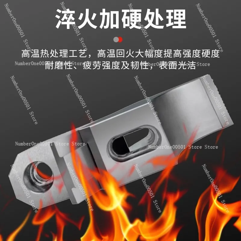 M16 One Way Heavy Duty Toggle Clamp Machining Center Fixture Side Clamp for Heavy Cutting Vise Clamping Tool