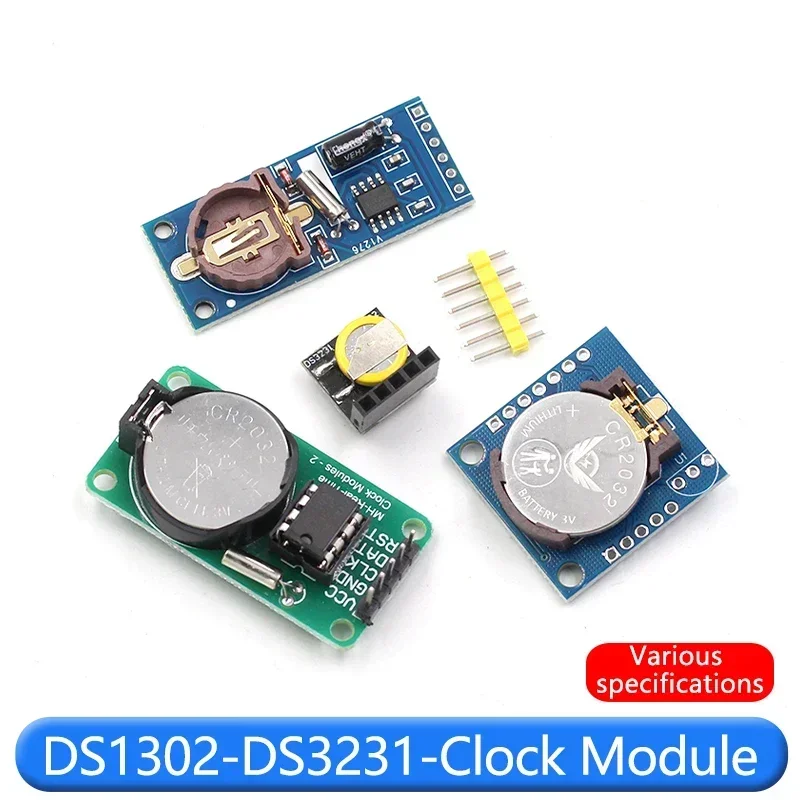 DS1302/3231/1307 PCF8563 Real-time Clock Module Time Power-off Storage Timing Module
