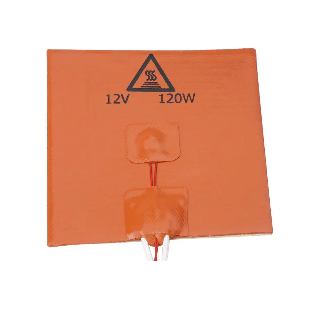 Silicone Heated Bed High Power Heater Mat 3D Printer Part Heatbed for 3D Printing Chamber Heater