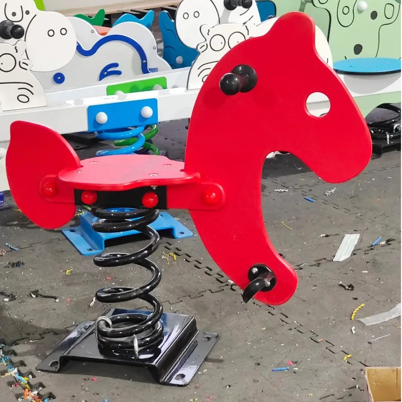 Modern Outdoor Playground Spring Rocking Chair Cycling Outdoor Amusement Equipment