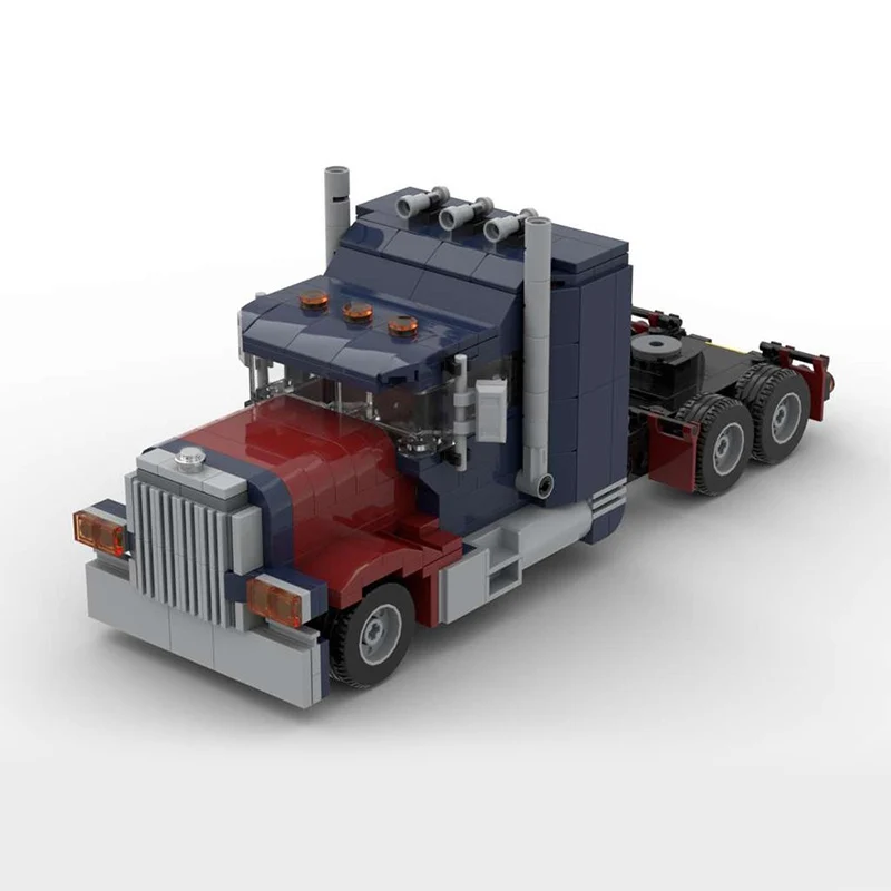 Popular Anime Model MOC Building Bricks Transformable Truck Cab Modular Technology Children Holiday Gifts Assemble Toys Suit