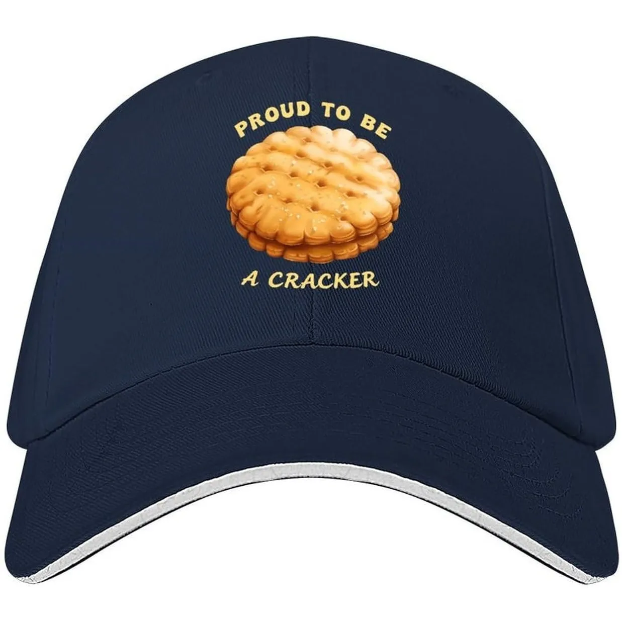 Proud to Be A Cracker Funny Snack Unisex Hat Baseball Cap