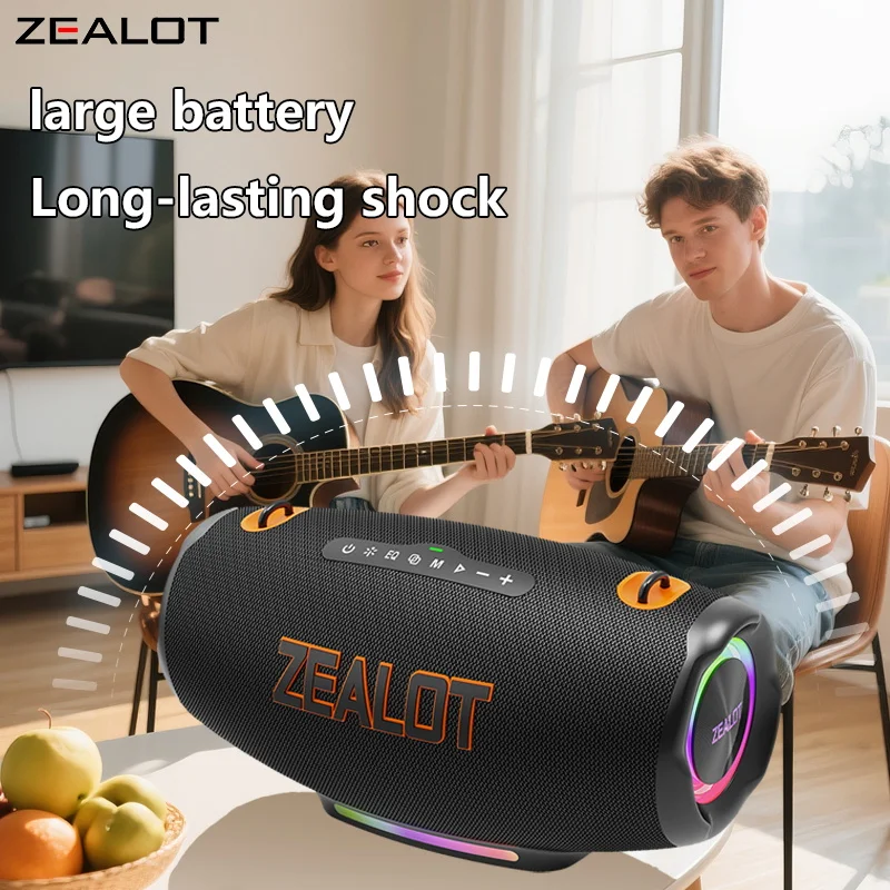 ZEALOT ZEALOT S127 100W Wireless Speaker, Outdoor Portable