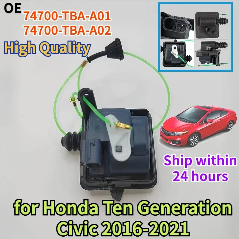 

1PCS 74700-TBA-A01 for Honda Ten Generation Civic 2016-2021 Actuator Assembly Fuel Lid Fuel Tank Cap Cover Motor 74700-TBA-A02