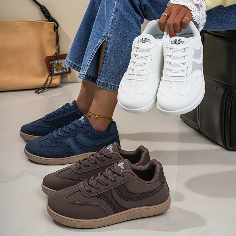 2026 New Retro Lace-Up Versatile Breathable Casual Sports Shoes for Men and Women, German Training Shoes with Round Toe and Mesh Paneling, A-Gan Style Shoes
