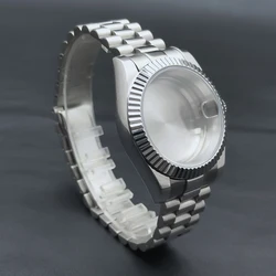 36mm/39mm sapphire Presidential silver case fit NH35 NH36 ETA2824 2836 Seagull ST2130 DG2813 3804 Miyota 8205 8215 821A movement