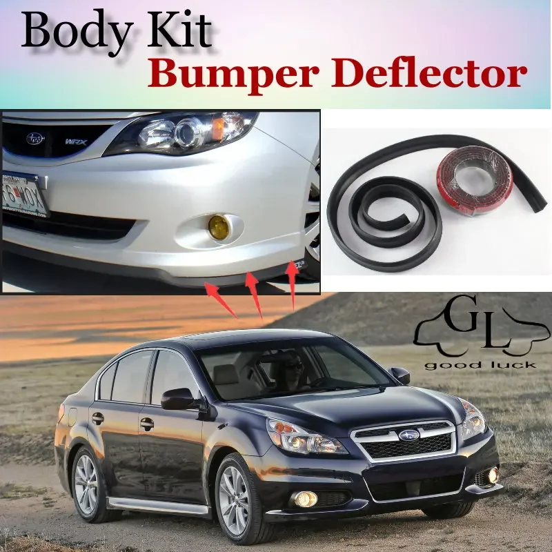 Bumper Lip Deflector Lips For Subaru Legacy / Liberty / B4 Front Spoiler Skirt For TopGear Friends Car Tuning / Body Kit / Strip