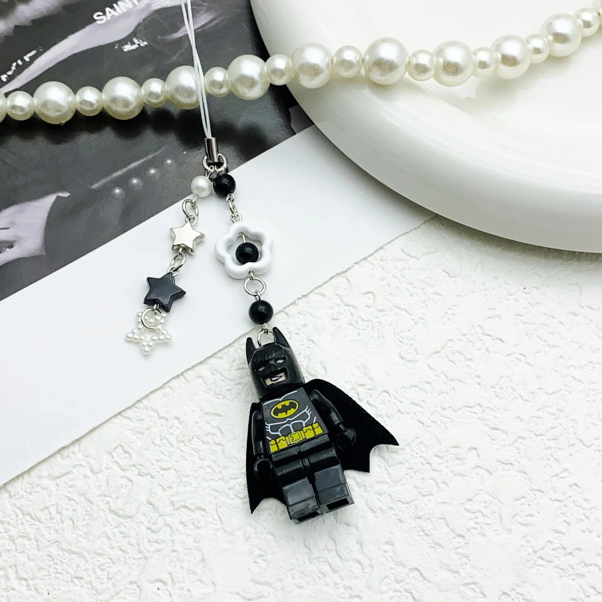 3D Fairy Star Bat Figuur Karakter Telefoon Charme Gepersonaliseerde Rugzak Accessoire Geschenken Leuke Handgemaakte Bat Sleutelhanger