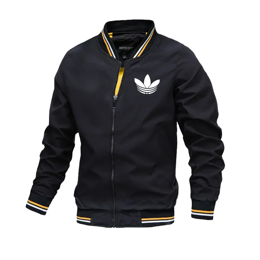 

2025 spring and autumn new trend men's stand collar jacket outdoor leisure sports zipper golf men baseball clothing fashion coat