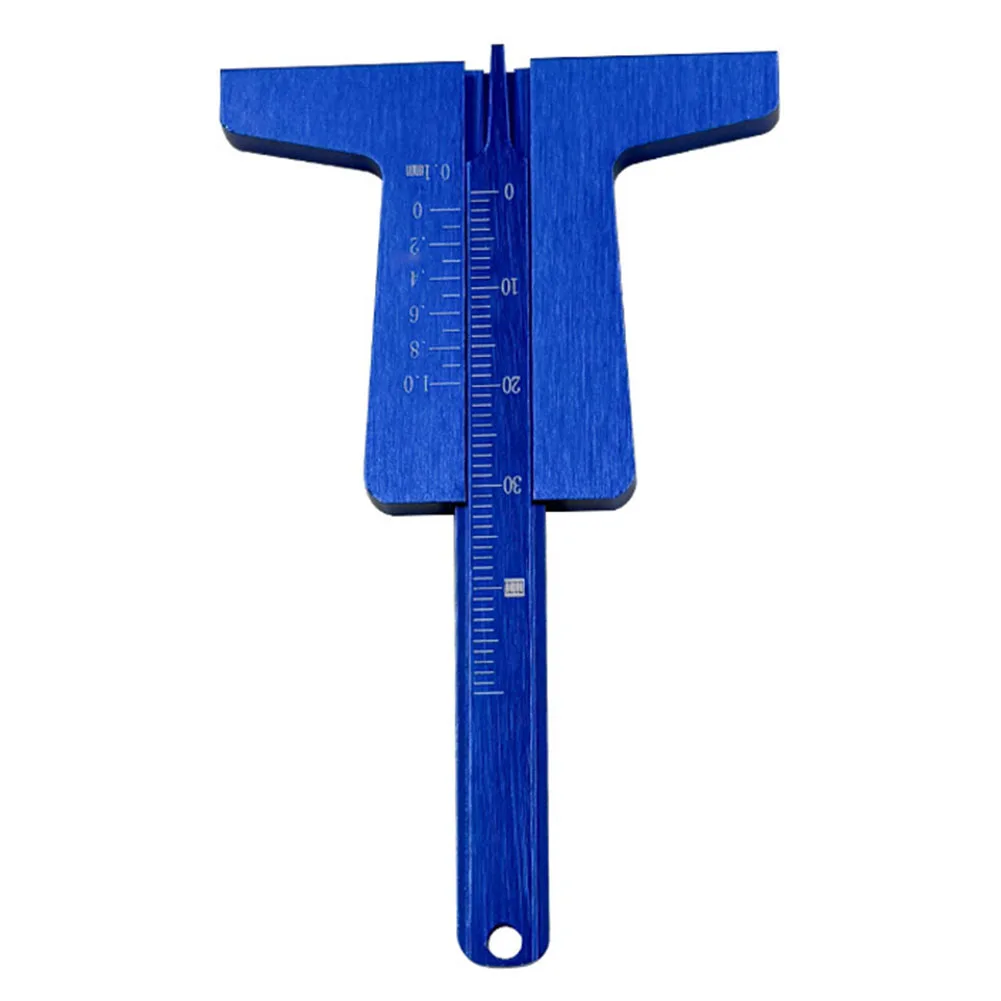 Aluminum Alloy Tire Gauge Meter Tire Thickness Scanner Versatile Tire Inspection Tool For Vehicle Safety Inspection