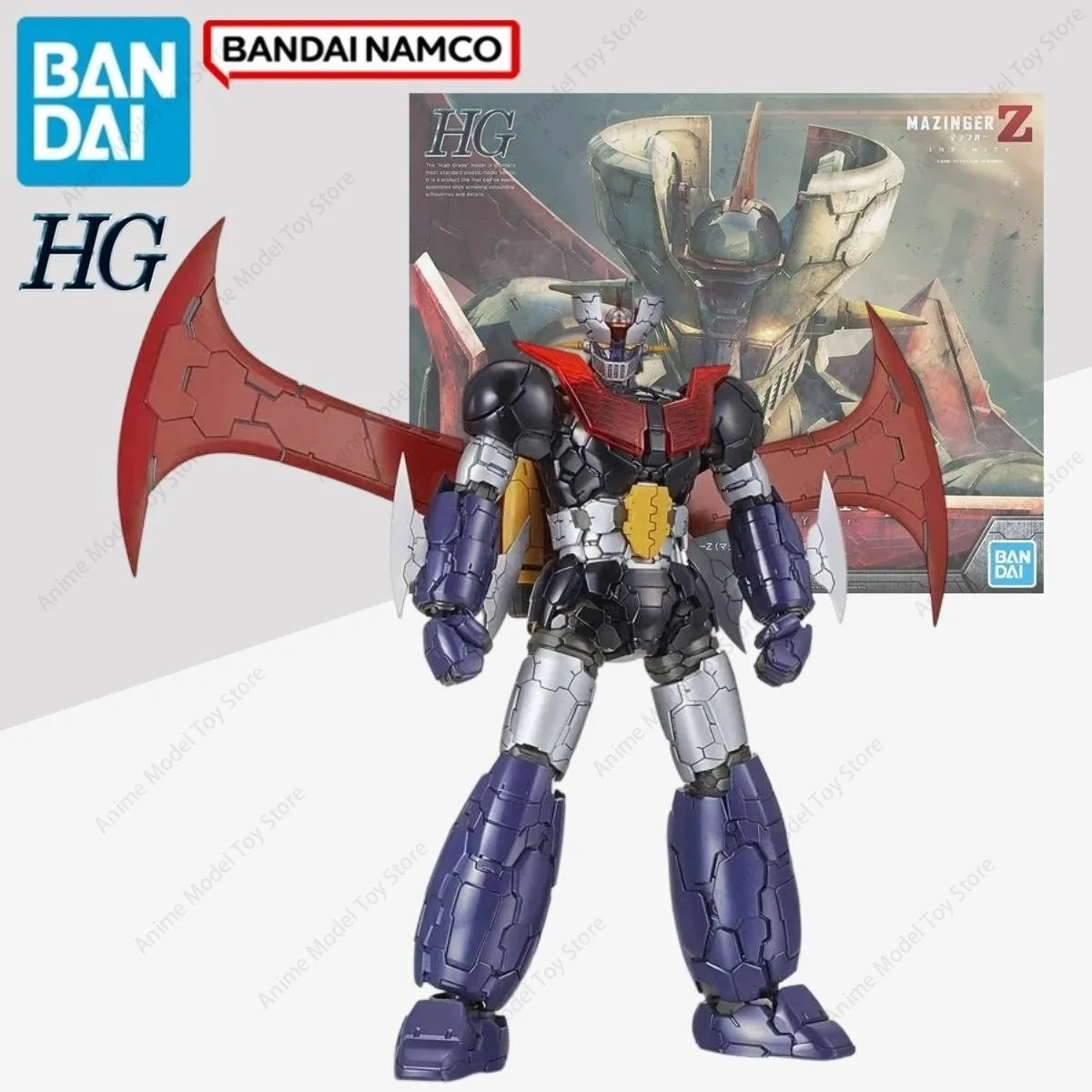 

Original Bandai in Stock Genuine Figures HG 1/144 Mazinger Z Infinity Figure Mazinger Z Anime Model Kits Action Toy Holiday Gift
