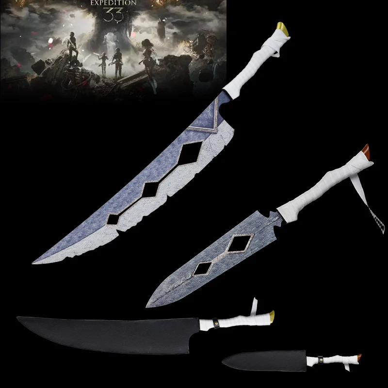 Metal Sword Ornament Cosplay Prop Decoration Confuso/Verso Clair Obscur Expedition 33 Theme Home Decor