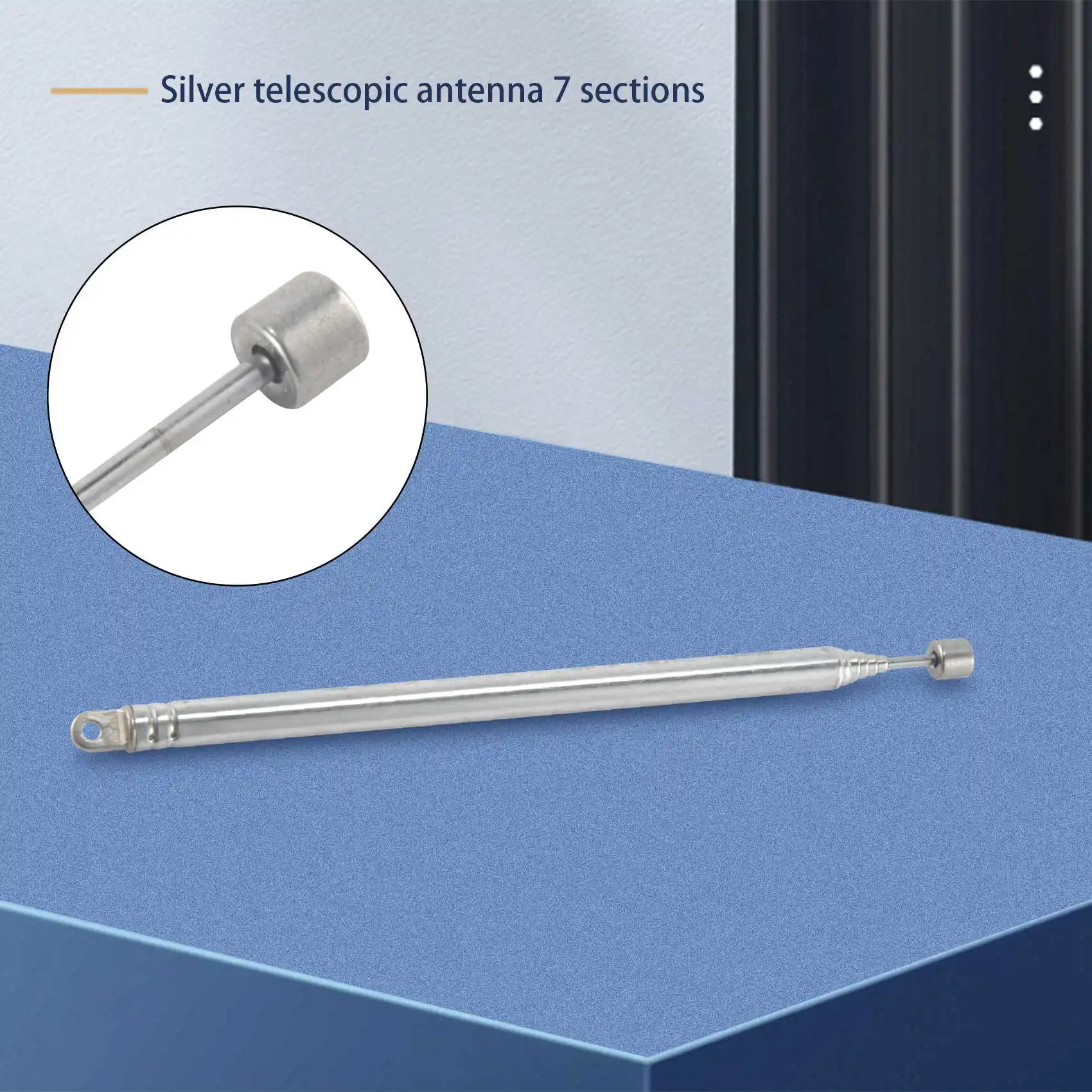 วิทยุ AM 7ส่วน, FM, เสาอากาศขยายเสาอากาศทีวียาว66ซม.