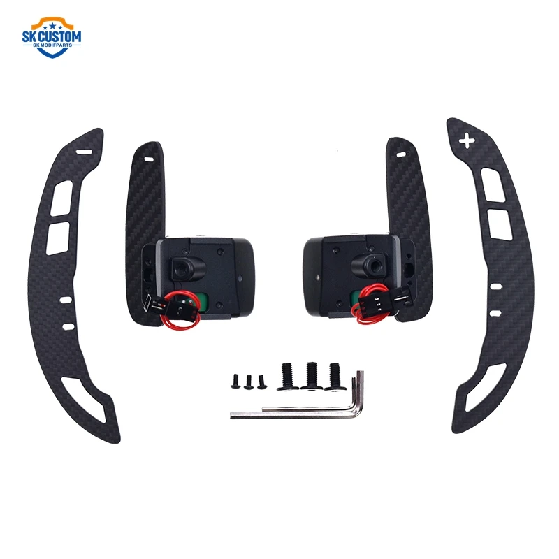 

Car Steering Wheel Carbon Fiber Magnetic Paddle Shifter for Chevrolet Corvette C7 Camaro LT1 RS Paddle Extender