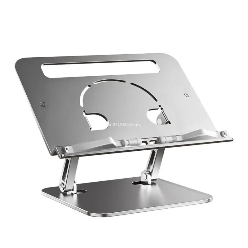 Aluminum Tablet Holder Laptop Pad Desktop Bed LazyBracket Bookshelf Universal Dropship