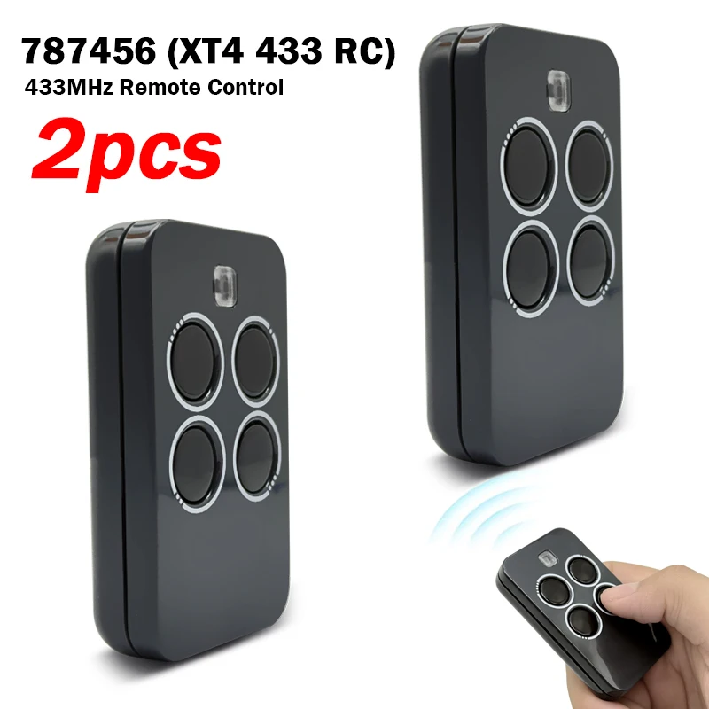 특별 할인 신제품 787456 433MHz XT4 433 RC 전기 차고 문 원격 제어 XT4 433RC 787452 787453 787454와 호환