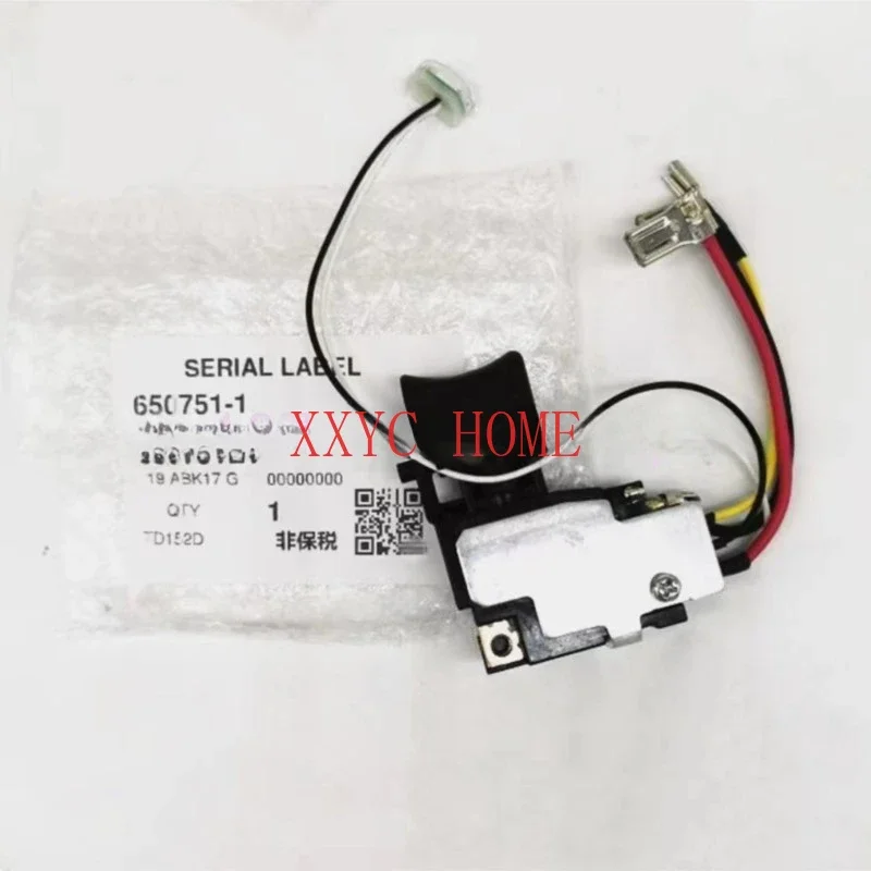 

Переключатель для MAKITA TD152D DTD152 DTD152Z DTD152RME DTD152RFE XDT11 6507511 650751-1