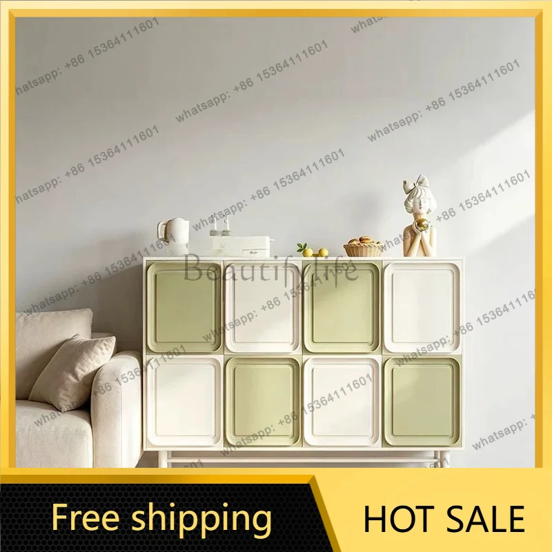 XX. Modern simple dining side cabinet living room multi-functional storage light luxury entrance cabinet