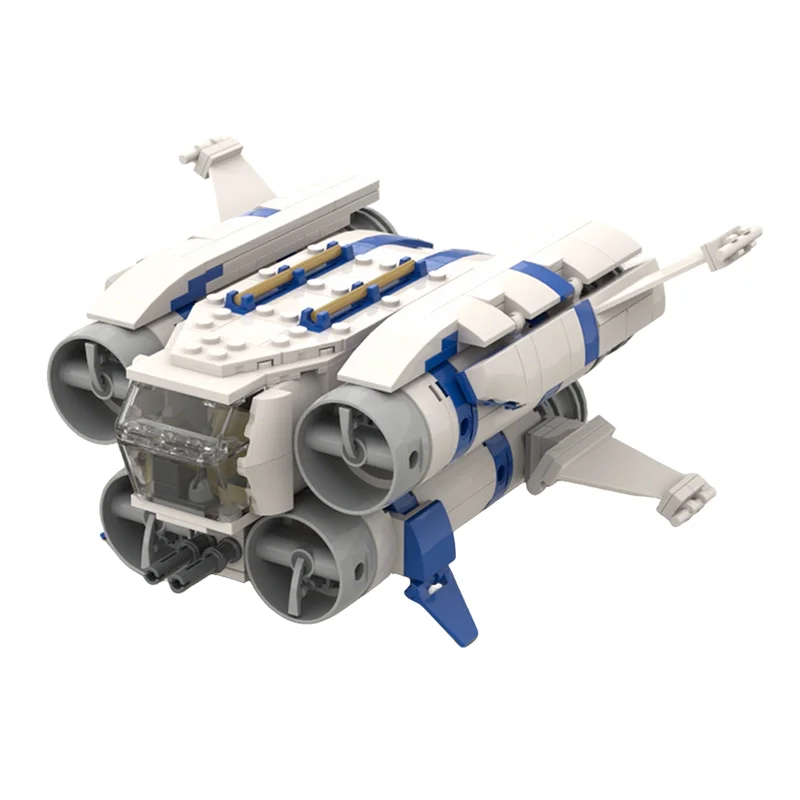 345pcs MOC Star Battle Rebel Inspired Quadjumper Model Building Blocks Construction Christmas Gift Toys Education Kids Birthday