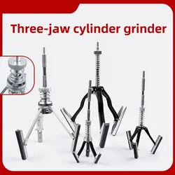 Three-jaw Cylinder Sander Inner Diameter Grinder Steel Car Engine Brake Cylinder Bore Hone Tool Flexible Shaft Honing