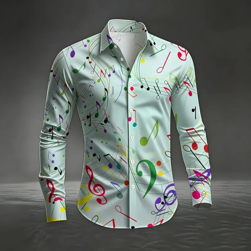 2026 new men's shirt personalized trend tropical floral shirt business casual versatile trend men's comfortable fabric XS-6XL