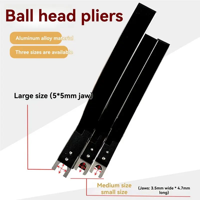 Abrazadera de desmontaje de cabeza de bola portátil AA088, herramienta de desmontaje de cabeza de bola para RC, helicóptero, avión, carreras, coches de Dron S