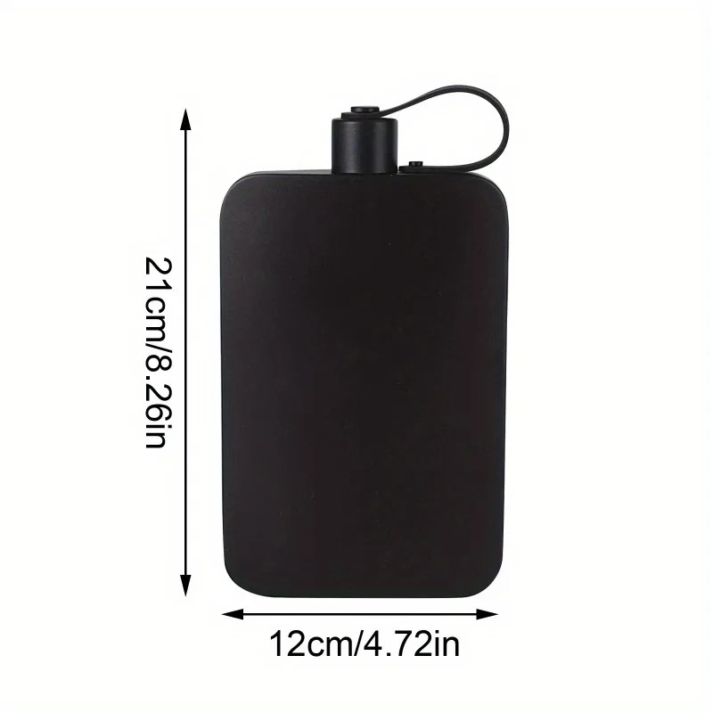 1pc Practical Wine Flask, In Stock, High-quality, Men's Large Flat Flask, Portable Wine Flask, Self-brewed
