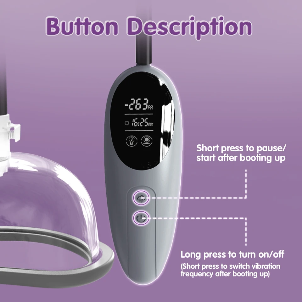 Pussy Pump Vibrator Sucking Toys BDSM Electric Vacuum Suck Vagina Sex Pump 7 Suction Female Sex Toy Clit Nipple Sucker For Women