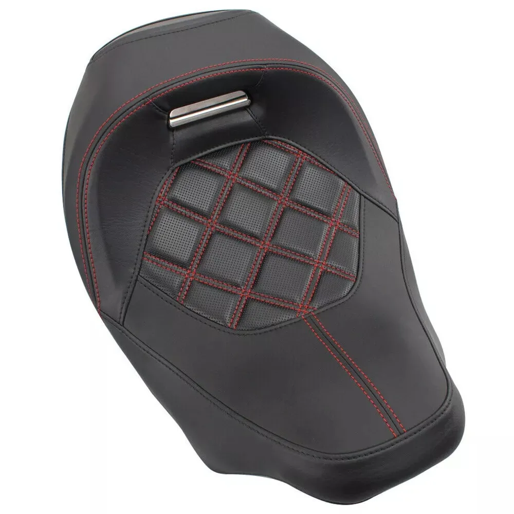 Motorcycle Accessories Seat Pillion Cushion Front Driver Black Fit for Harley CVO Road Glide FLTRXSE