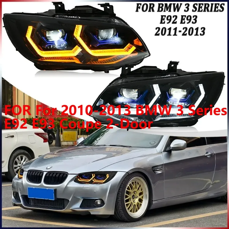 

1 пара светодиодных фар в сборе для BMW 3 серии E92 E93 Coupe 2-дверных фар DRL 2010-2013 гг.