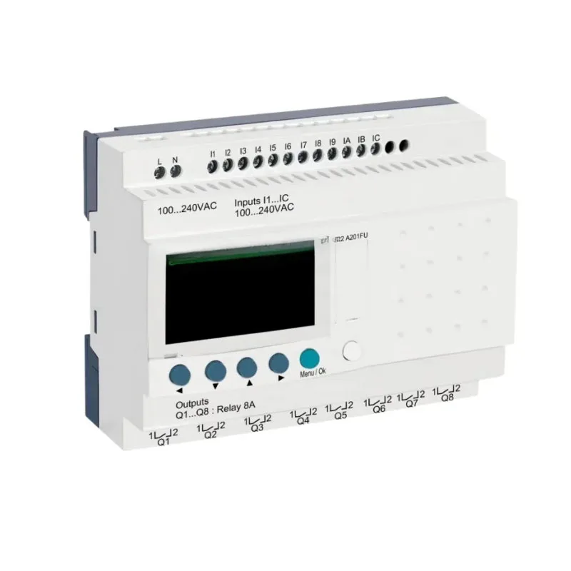 New Original Zelio Logic SR3 Series PLC Controller - SR3B261FU SR3B261B SR3B262BD SR3B261JD SR3B261BD for Industrial Automation