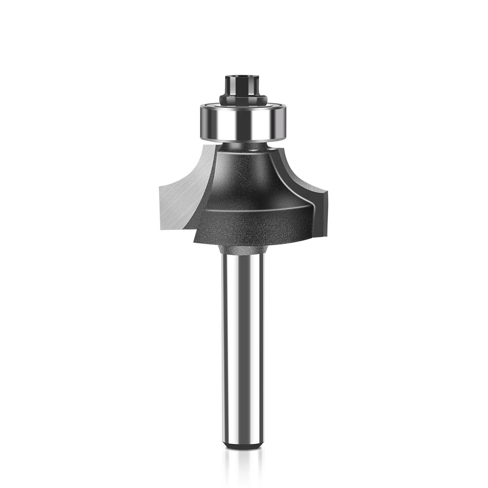 Imagem -02 - Round Over Router Bit com Rolamento Fresa para Madeira Carpintaria Tungstênio Carboneto mm Shank 4