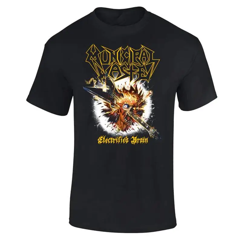 Municipal Waste Electrified Brain T shirt double sided