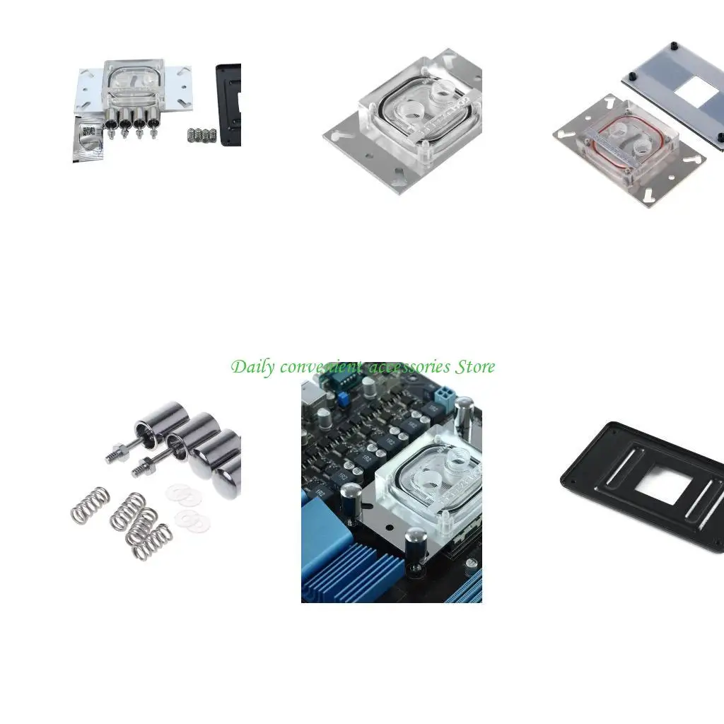 

97QB Universal Water Cooling Block Computer CPU Water Cooler for Intel for AMD AM3 AM3+ CPU Cooler with Led Light