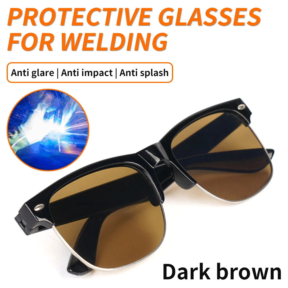 

Welding Glasses Goggles High Strength Lenses Welders Cutting & Grinding Anti Splash Specialized Welding Protective Screen