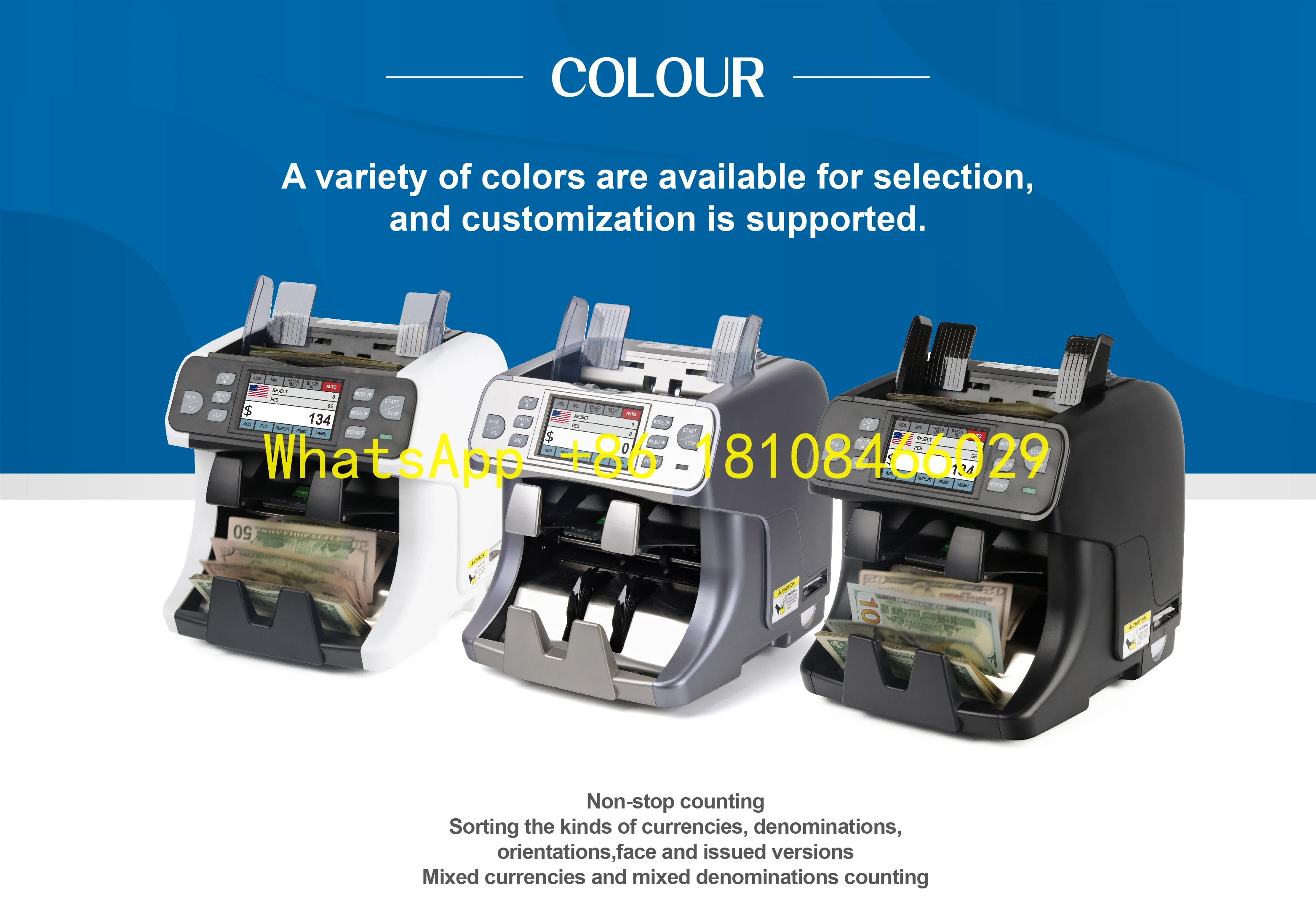 

Counting Machine With Competitive Price Bill Counter Portable Banknote Counting Note Detector Multi Currency Money