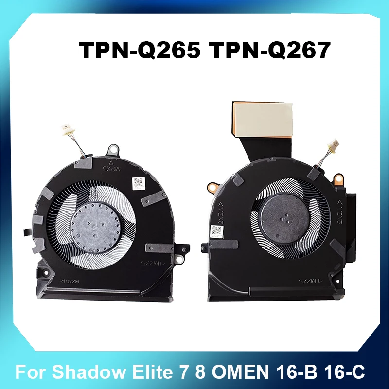 Fan For Shadow Elite 7 8 OMEN 16-B 16-C TPN-Q265 TPN-Q267