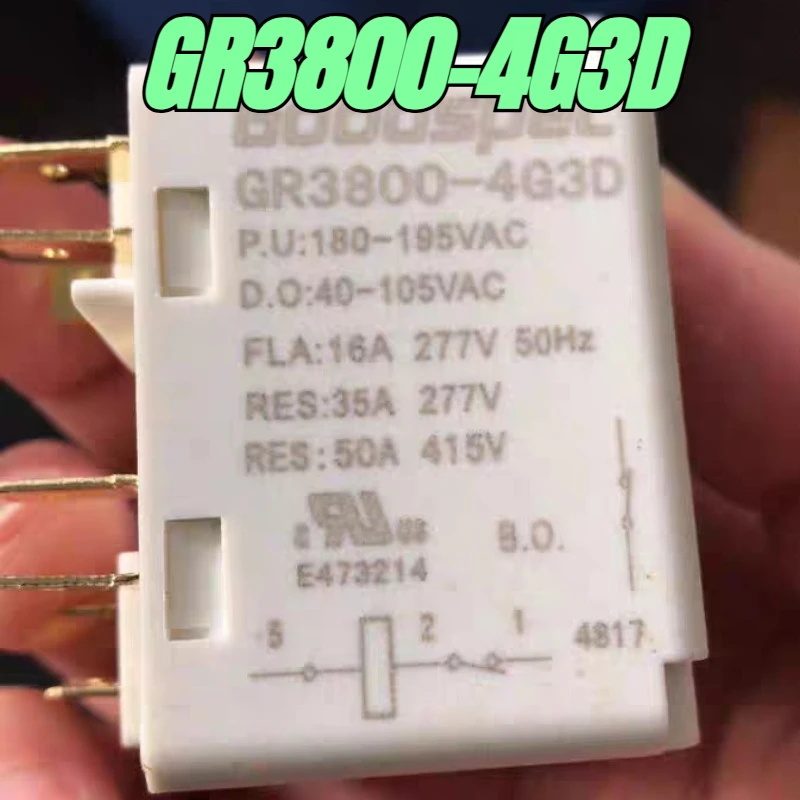 （Brand New）1pcs/lot 100% original genuine relay:3P GR3800-4G3D Compressor start relay