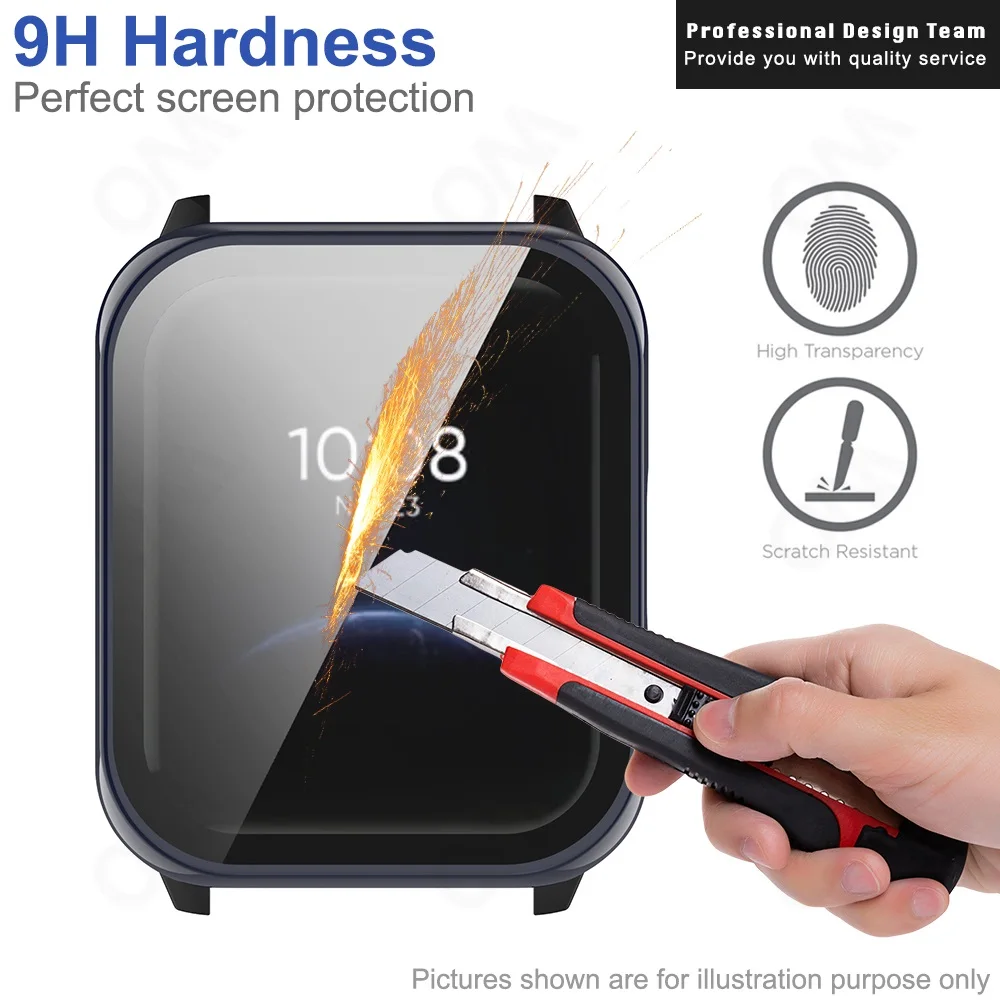 حافظة واقية من فيلم المقسى لساعة Realme 2 Pro غطاء واقي للشاشة لساعة Realme 2 حافظة ساعة من الزجاج المقسى