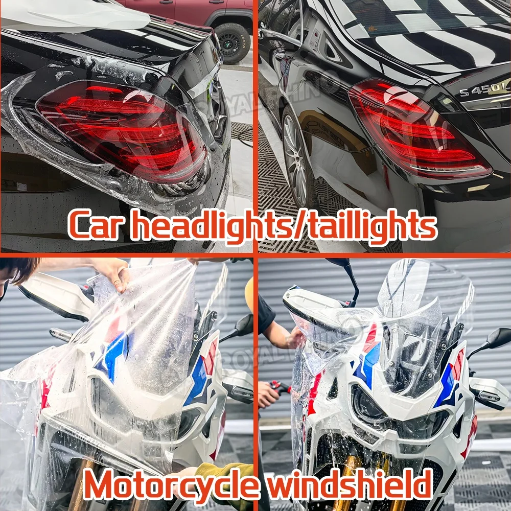 Transparent TPU Car Body Paint Protection Film PPF 7.5Mil  Anti Scratch Auto Door Sill Bumper Edge Guard Vinyl Wrap Stickers view 6