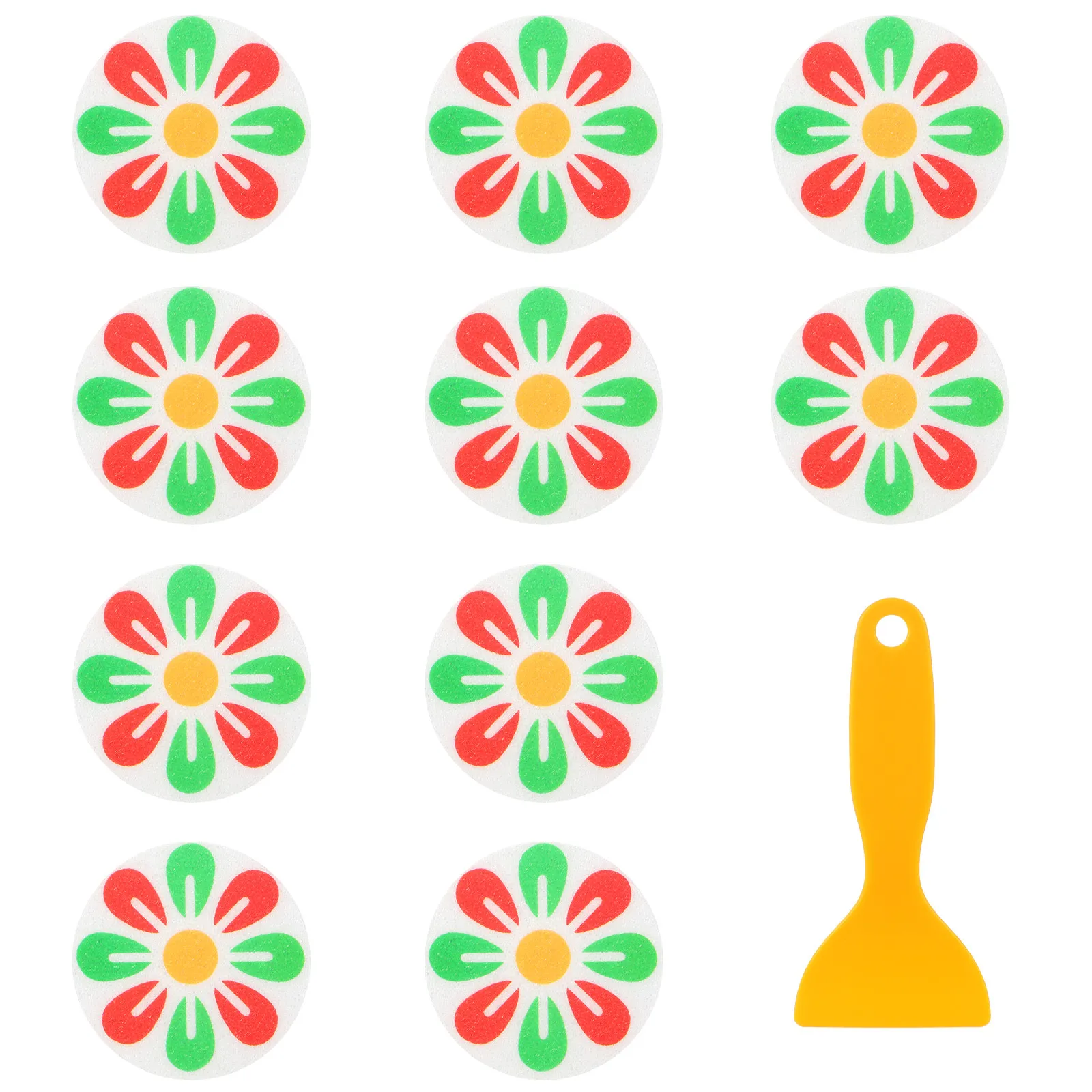 

10 шт. противоскользящие наклейки-ленты для ванной, самоклеящиеся, нескользящие полоски для душа, ванны, бассейна, лестниц, безопасные, не выцветающие