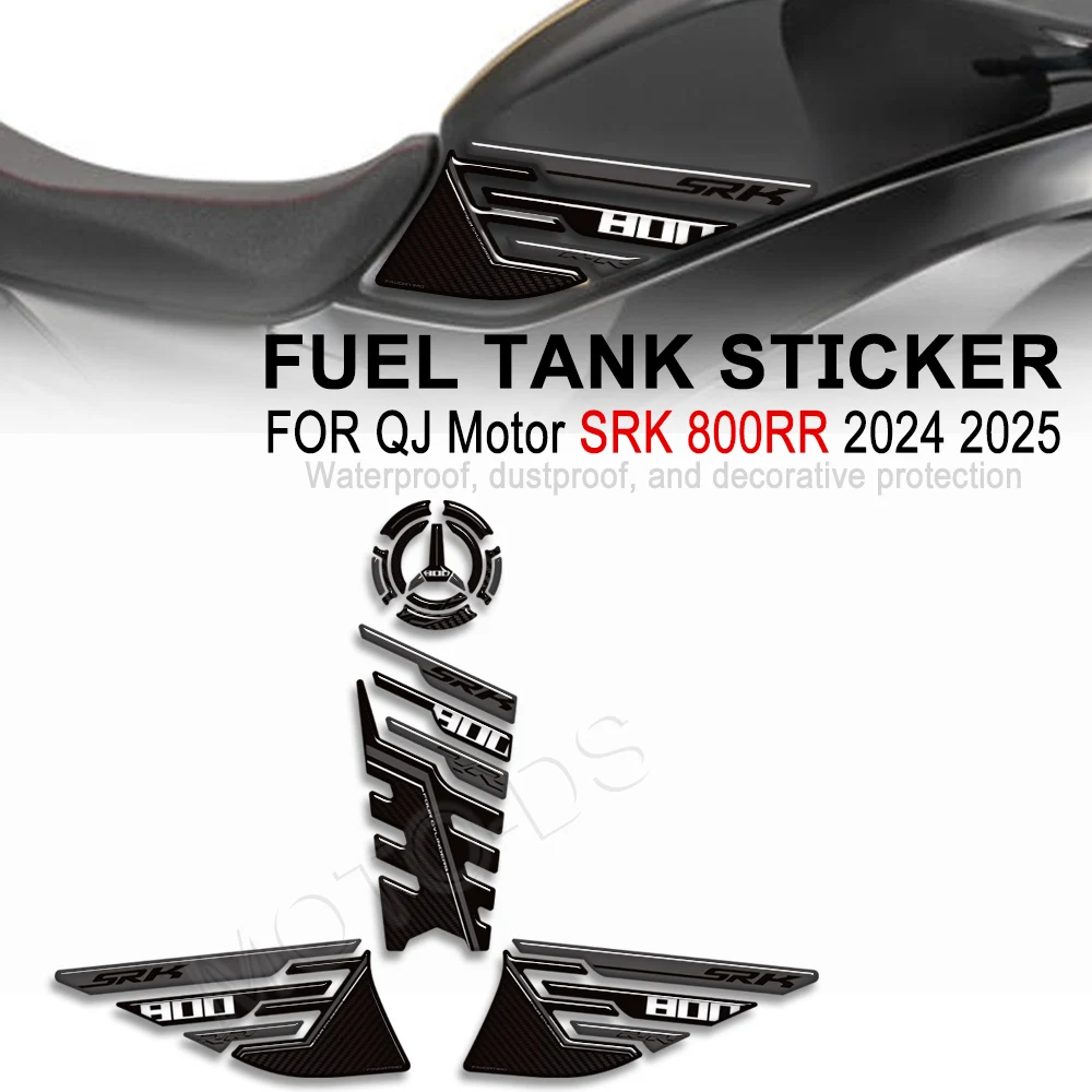 

For QJMotor SRK GSR 800 RR SRK800RR 2024 2025 Motorcycle Accessories Fuel Tank Pad Protector Covers Waterproof Stickers Kit